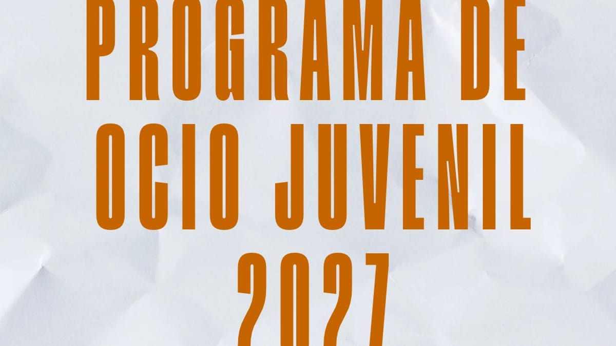 Cartel informativo del Programa de Ocio Juvenil 2027 del Ayuntamiento de Oviedo con fechas de presentación de proyectos
