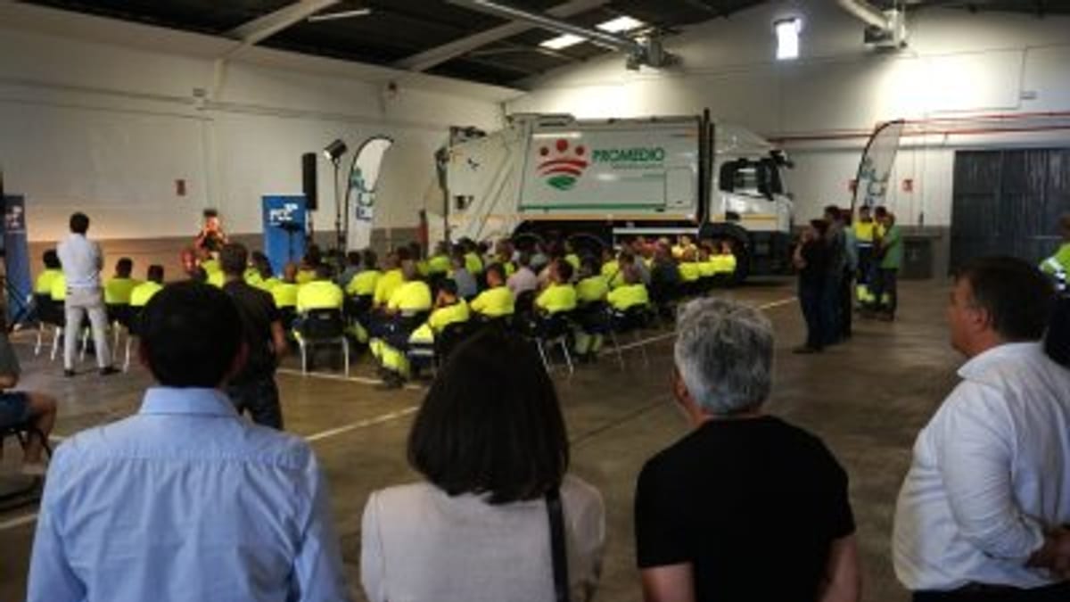 Jornada de seguridad vial del Consorcio Promedio en la sede de Puebla de la Calzada con trabajadores