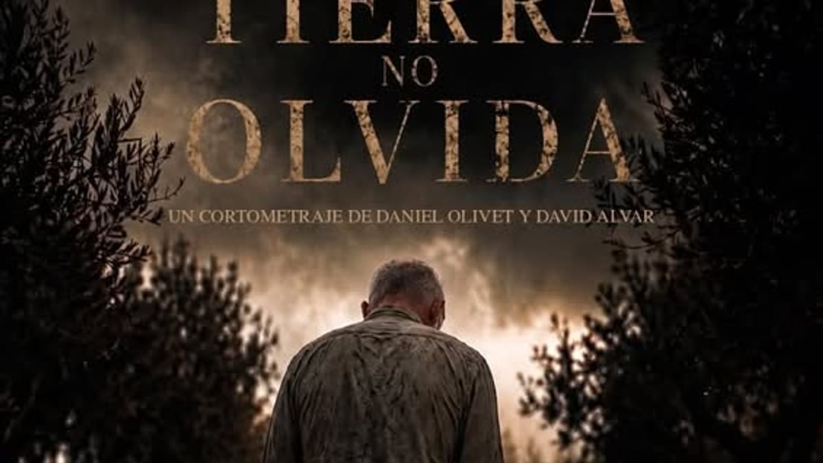 Cartel promocional de la proyección del cortometraje 'La Tierra no Olvida' en Ocaña el 17 de octubre