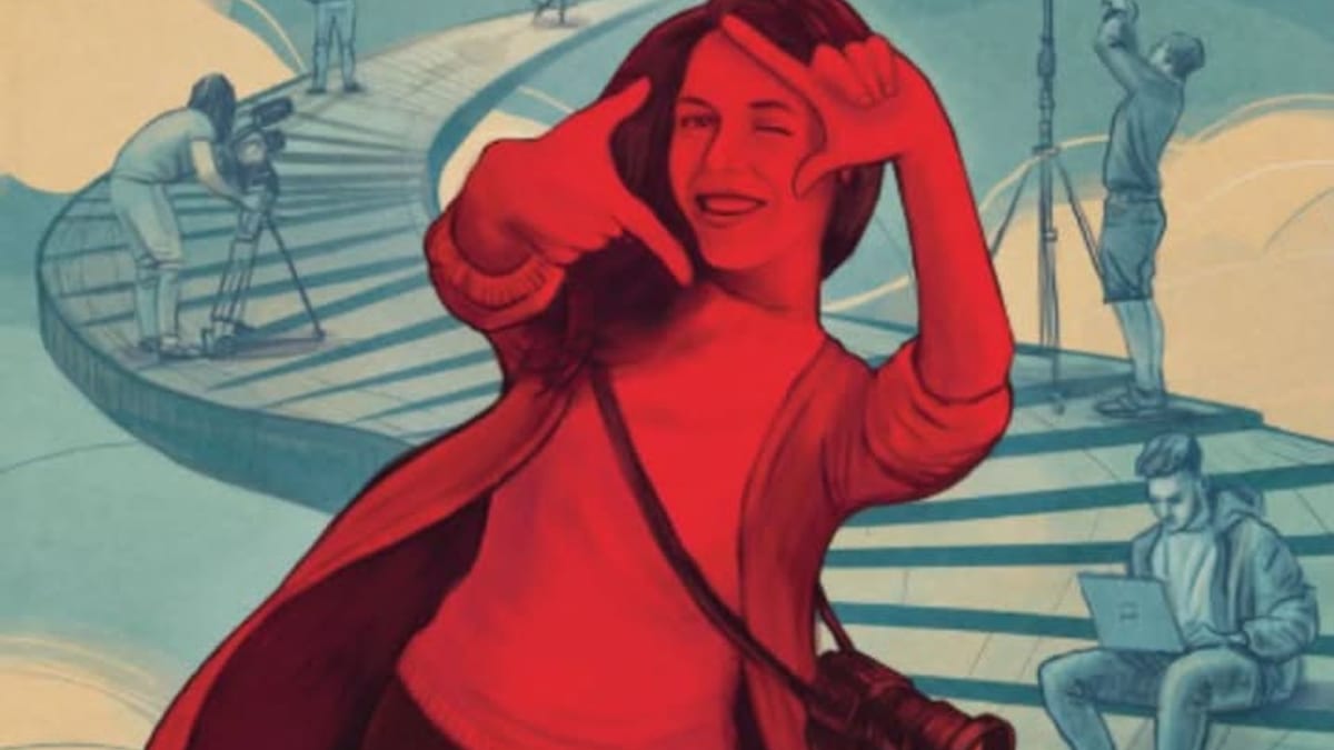 Cartel promocional de la 28ª Semana del Cortometraje de la Comunidad de Madrid con proyección hoy a las 19:00 en el Auditorio Arroyomolinos