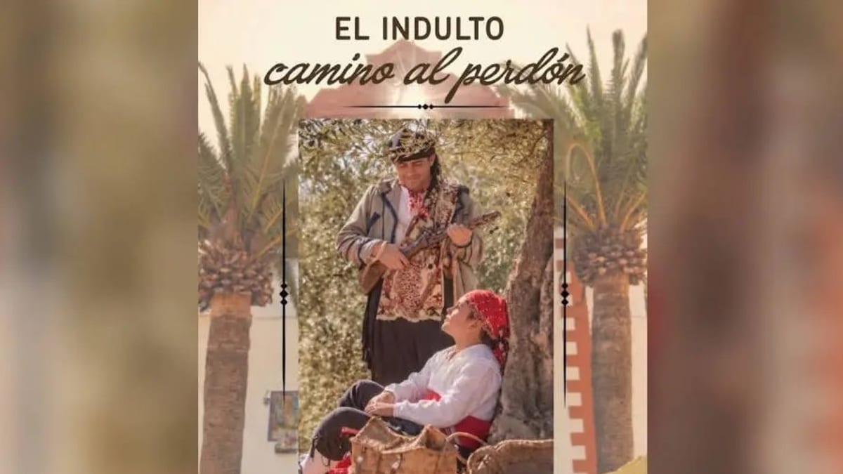 Cartel de la recreación histórica 'El indulto, camino al perdón' sobre José María El Tempranillo