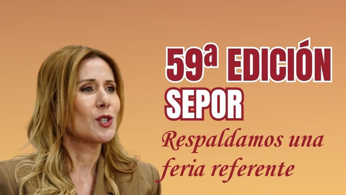 Cartel de la 59ª edición de SEPOR. Región de Murcia respalda una feria referente para el sector ganadero, industrial y agroalimentario