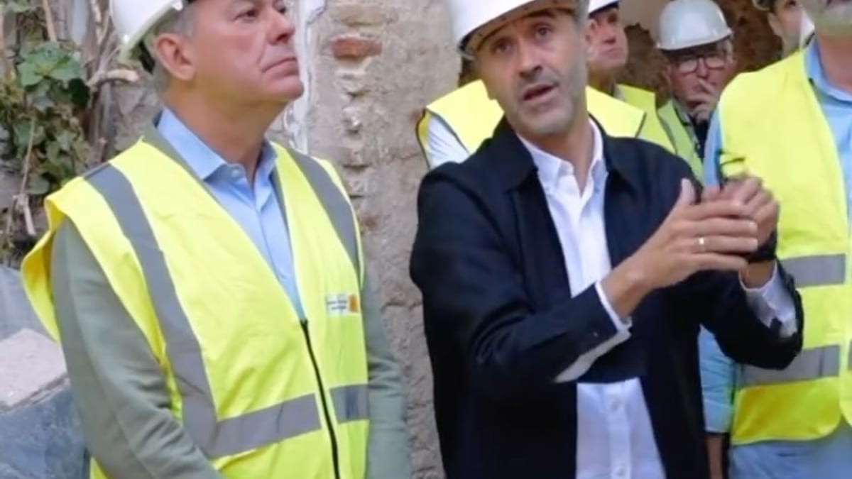 Interior del Monasterio de Santa Clara durante las obras de rehabilitación con inversión de 12,4 millones de euros