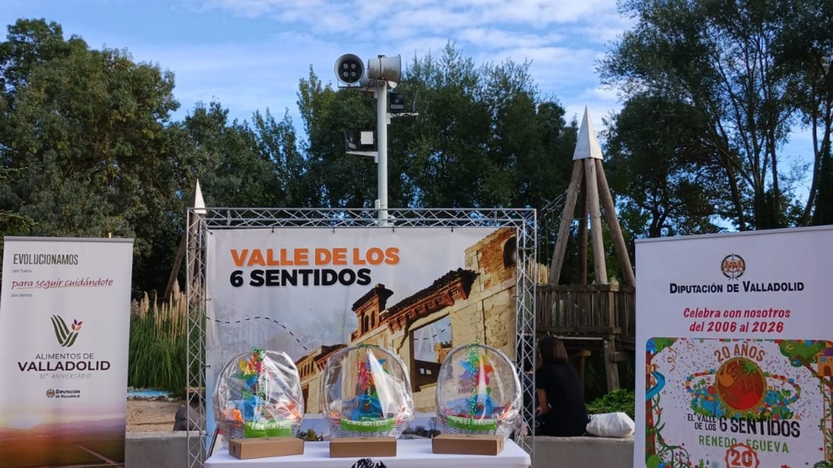 Celebración del 20 aniversario del Valle de los 6 Sentidos en Renedo de Esgueva con la Diputación de Valladolid