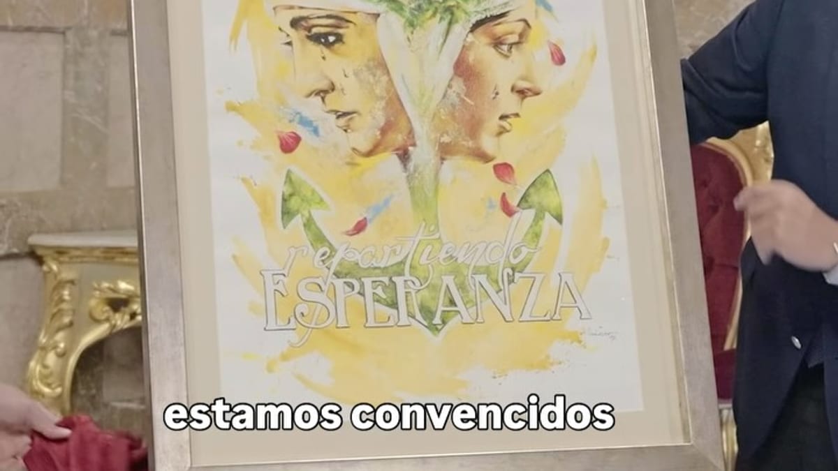 Presentación de la iniciativa Repartiendo Esperanza del Ayuntamiento de Sevilla, con la Hermandad de la Macarena y la Esperanza de Triana