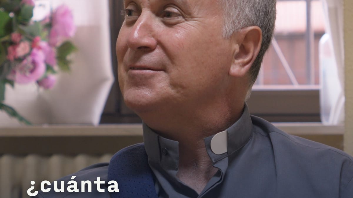Ricardo Spuch, misionero, reflexionando sobre la pobreza en las periferias con el lema Los descartados