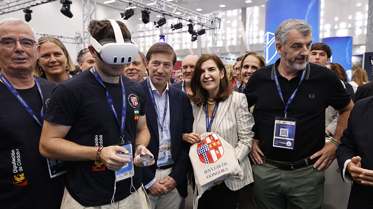 Rocío Blanco, consejera de Empleo, Empresa y Trabajo Autónomo de la Junta de Andalucía, durante su asistencia al Congreso de la Industria de la Defensa en Córdoba