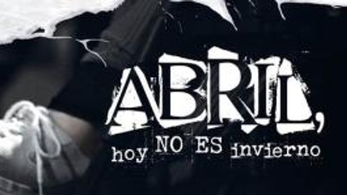 Cartel promocional de 'Abril, hoy no es invierno', largometraje basado en el corto de Mabel Lozano