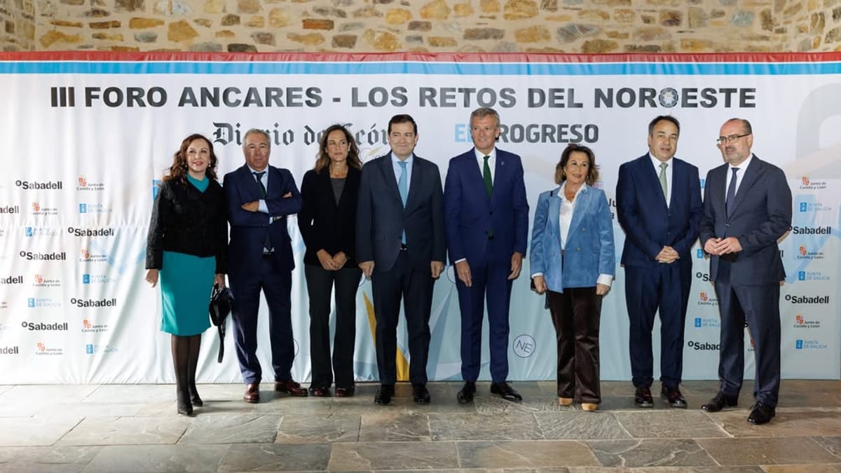 Alfonso Rueda Valenzuela durante su intervención en el III Foro Ancares