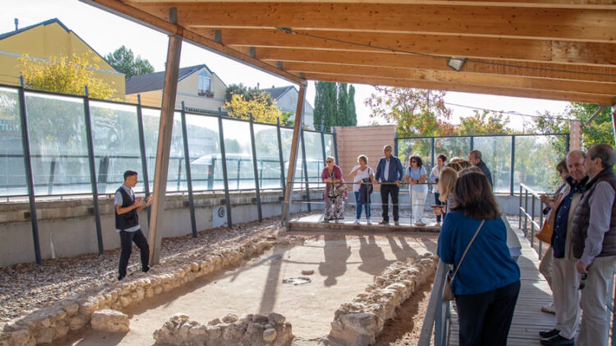 Vista del yacimiento carpetano de Miralrío en Rivas Vaciamadrid