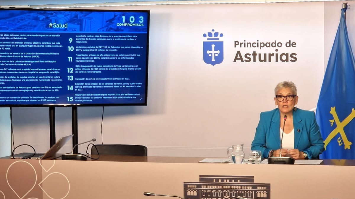 Acto institucional de presentación de medidas de Salud del Gobierno del Principado de Asturias