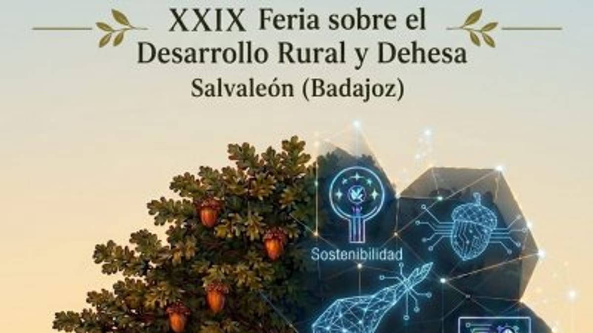 Cartel promocional de la XXIX Feria de Muestras sobre Desarrollo Rural y la Dehesa de Salvaleón