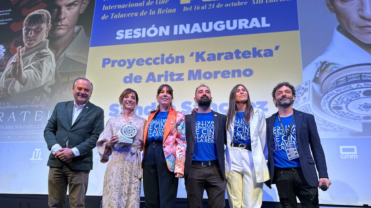 Sesión inaugural del XIII Festival Internacional de Cine de Talavera de la Reina, con mención a la proyección de 'Karateka' de Aritz Moreno
