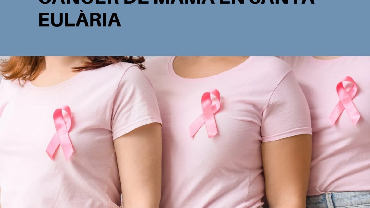 Cartel del Día Mundial contra el Cáncer de Mama de Santa Eulària