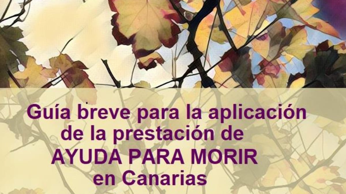 Documento informativo sobre la prestación de ayuda para morir en Canarias según el Servicio Canario de la Salud