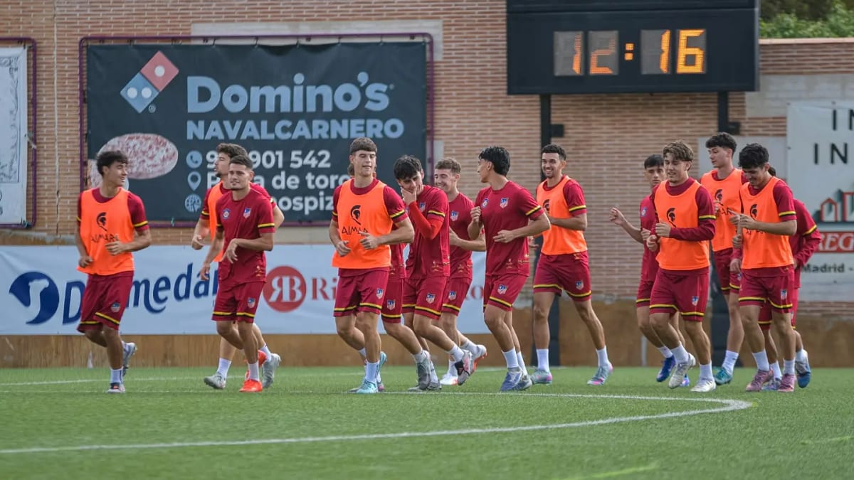 Partido de fútbol del Senior B de Navalcarnero