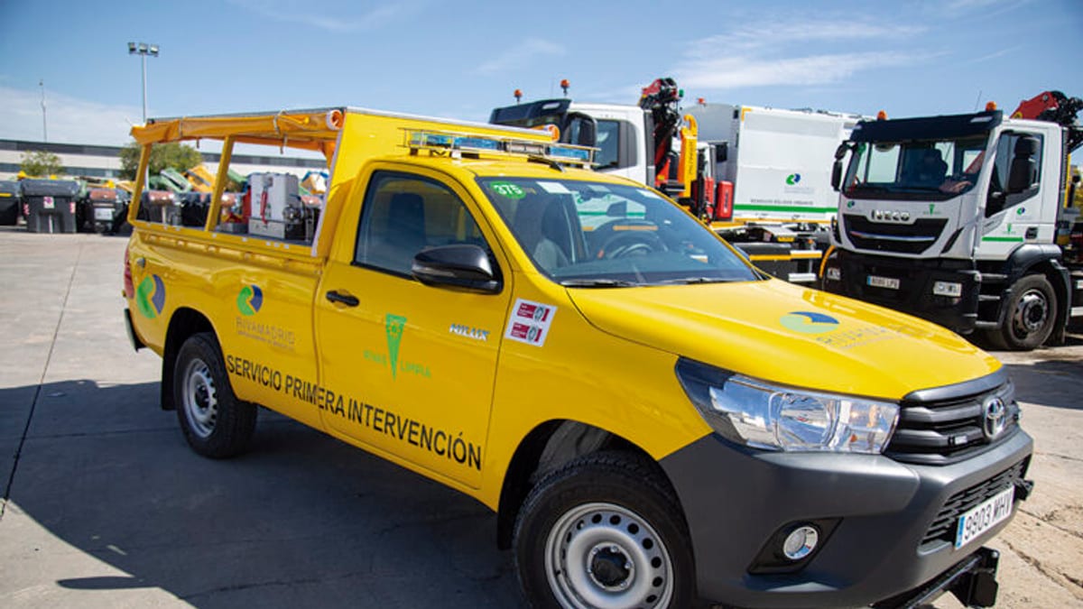 Vehículo del Servicio de Prevención de Incendios de Rivas Vaciamadrid