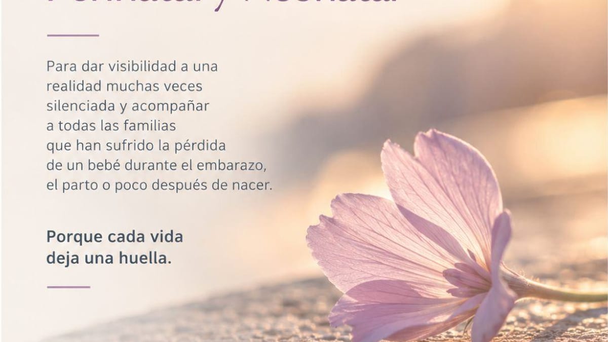 Cartel informativo del Día Internacional de Concienciación sobre la Muerte Gestacional, Perinatal y Neonatal, 15 de octubre, Ayuntamiento de Sevilla la Nueva