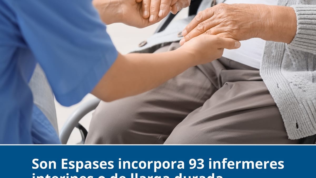 Comunicado de la Consejería de Salud de Islas Baleares sobre la incorporación de 93 enfermeras y enfermeros al Hospital Universitari Son Espases