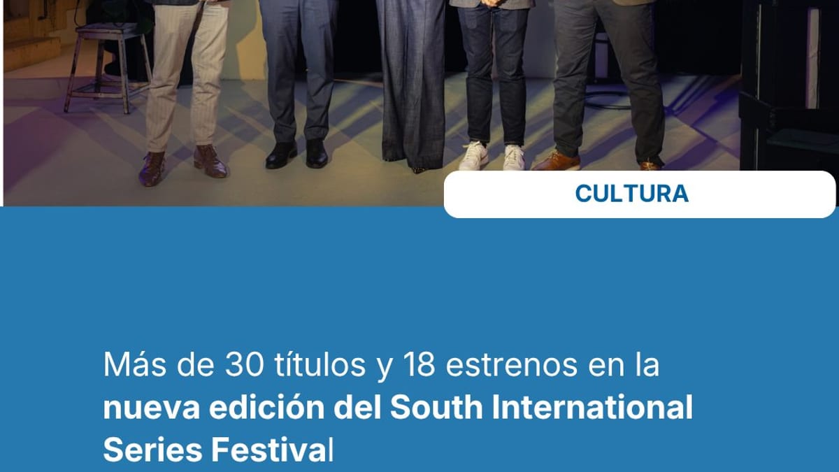 Cartel de la cuarta edición del South International Series Festival de Cádiz