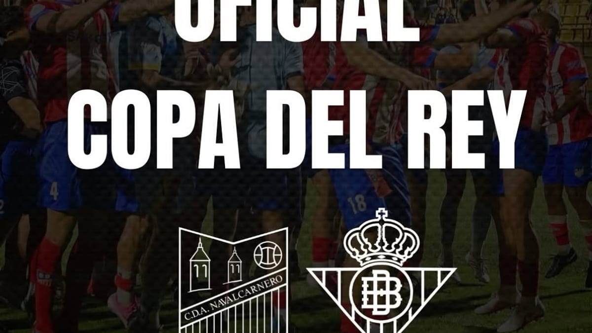 Comunicado oficial Copa del Rey del club de Navalcarnero anunciando la suspensión del partido frente al Real Betis Balompié