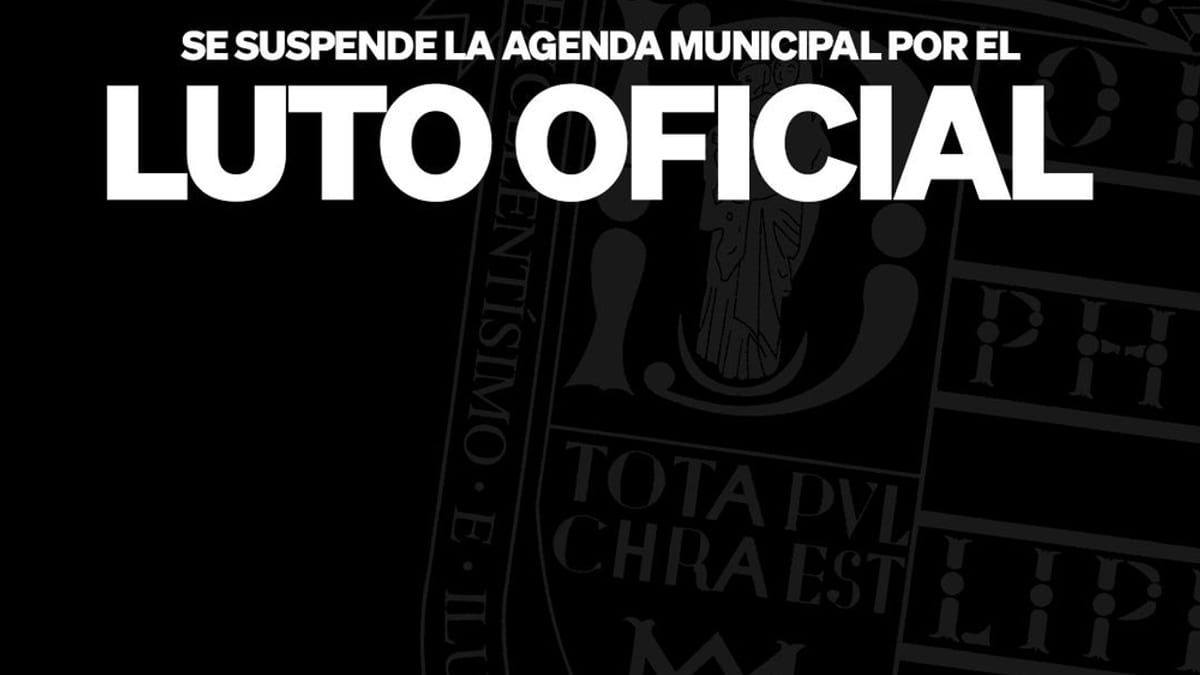 Comunicado del Ayuntamiento de Móstoles sobre la suspensión de actividades municipales por luto oficial