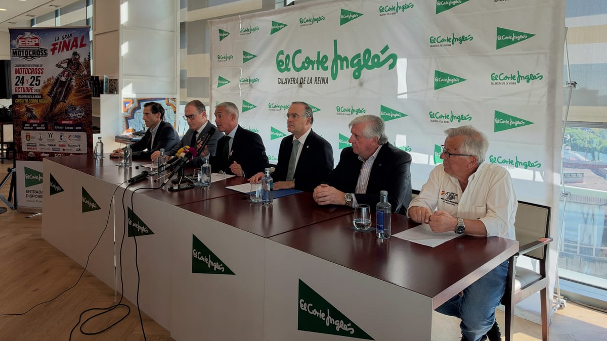 Cartel de la Gran Final del Campeonato de España de Motocross en Talavera de la Reina los días 24 y 25 de octubre de 2025