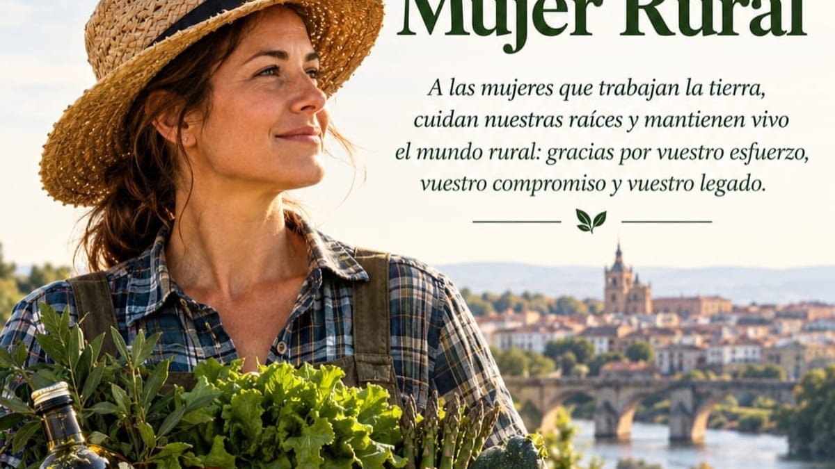 Cartel del Día Mundial de la Mujer Rural del Ayuntamiento de Talavera de la Reina