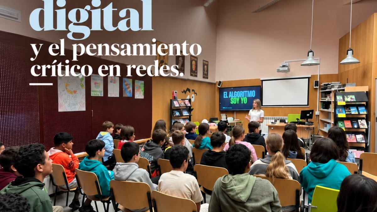 Estudiantes del IESO Pinares de Pedrajas participan en el taller 'El algoritmo soy yo' impulsado por la Diputación de Valladolid
