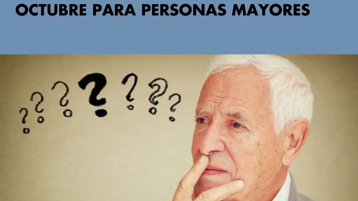 Cartel del Taller de Gimnasia Mental de octubre para personas mayores del Ayuntamiento de Santa Eulària des Riu