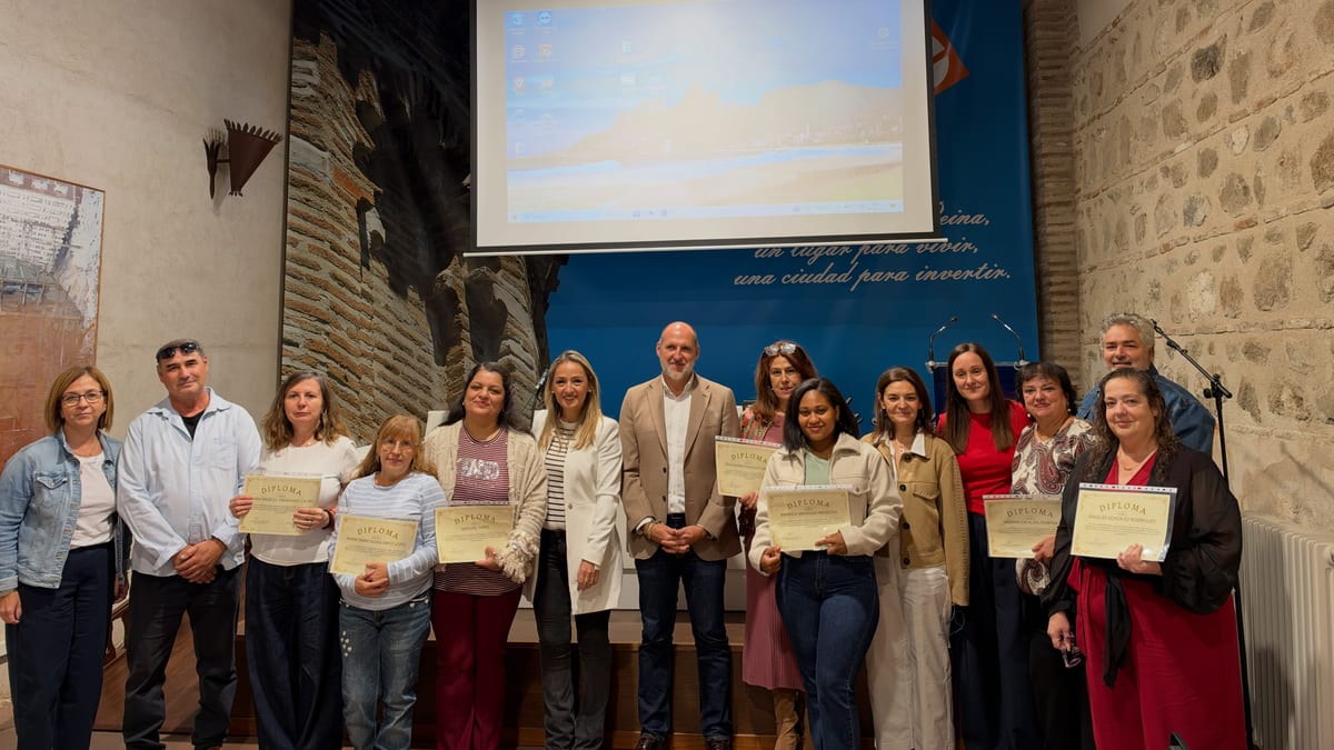 Ceremonia de clausura del Taller+San Vicente con participantes del programa de formación en Talavera de la Reina