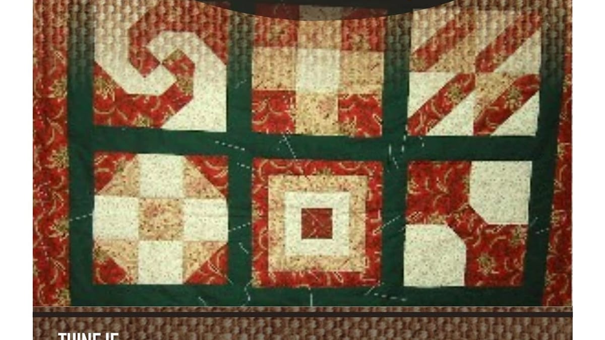 Cartel del taller de Almazuelas y Patchwork Tradicional de EnRedArte, con información de fechas y horarios en Tuineje