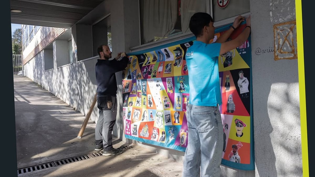 Cartel del Circuito Ornitorrinco con el Teatro Barakaldo Antzokia de Barakaldo y logos de instituciones colaboradoras como Fundación Carasso