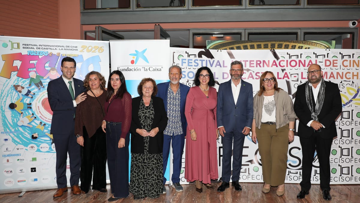 Gala de entrega de premios del Festival Internacional de Cine Social de Castilla-La Mancha FECISO en Teatro de Rojas, Toledo