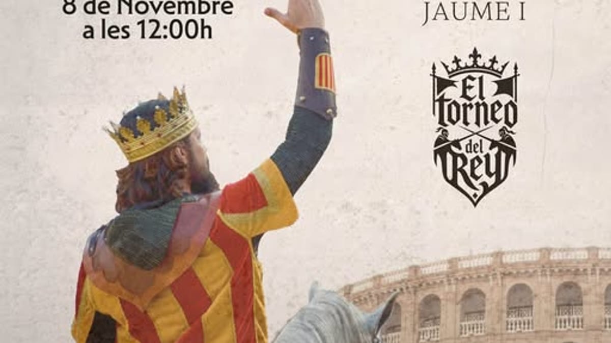 Cartel promocional de El Torneig del Rei en la Plaza de Toros de Valencia para el 8 de noviembre a las 12.00 horas