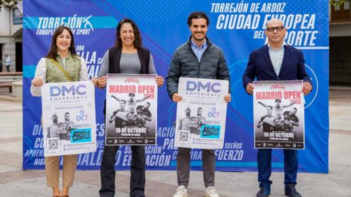 Competición de lucha en Torrejón de Ardoz durante el Madrid Open de ADCC y DMC Experience