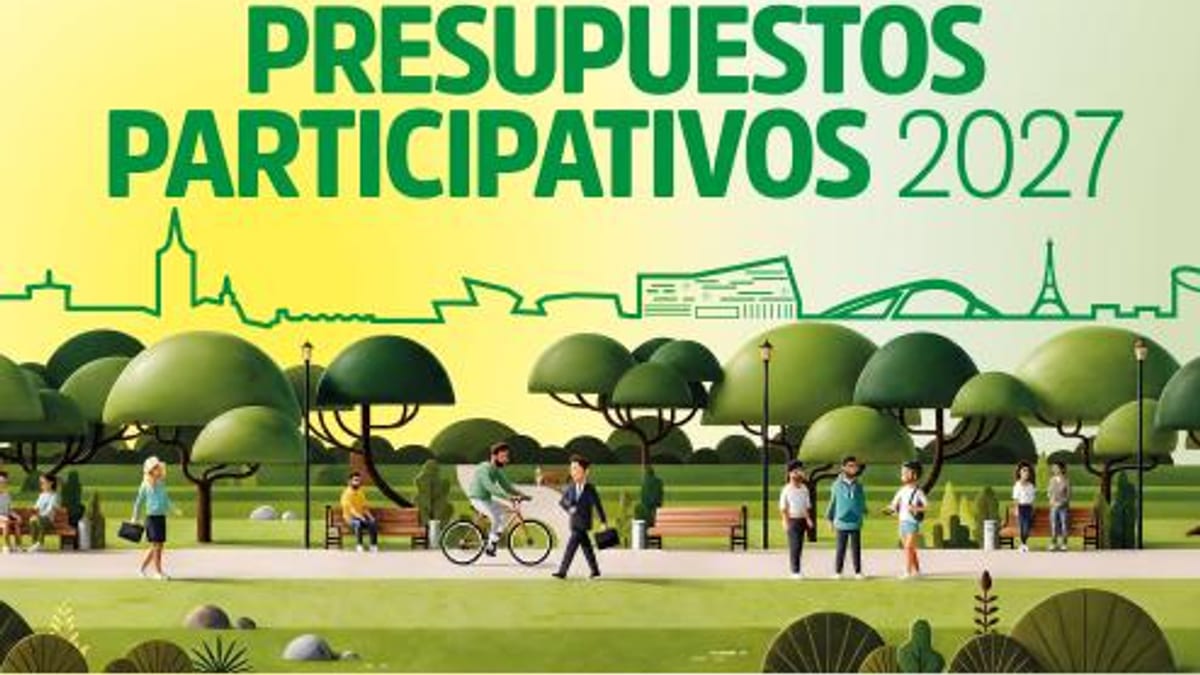 Cartel informativo de Presupuestos Participativos 2027 del Ayuntamiento de Torrejón de Ardoz