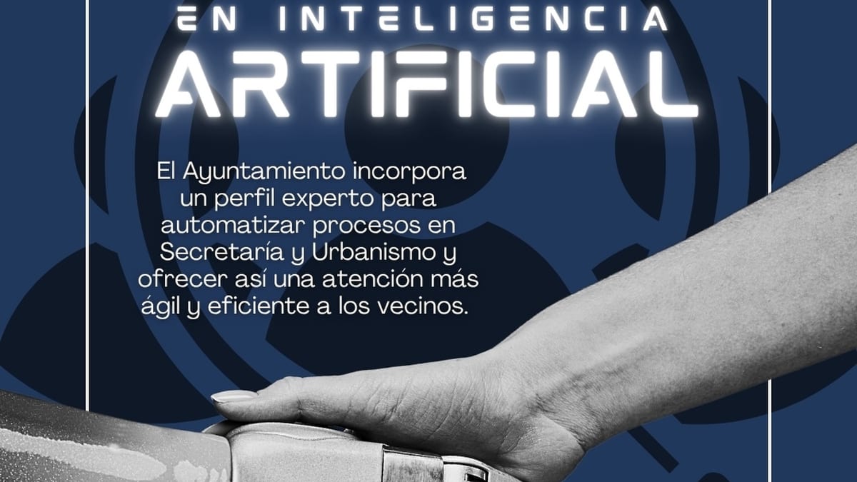 Logo de Torrelodones con símbolo de inteligencia artificial y transformación digital