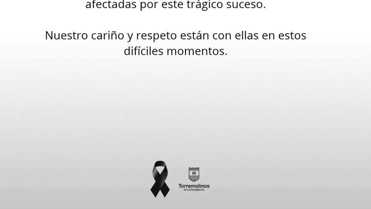 Comunicado del Ayuntamiento de Torremolinos sobre el accidente ferroviario de Toledo