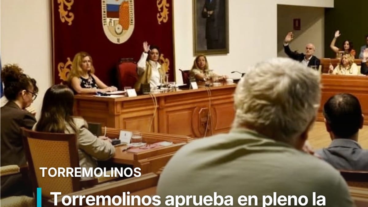 Pleno municipal de Torremolinos aprobando la reducción de la tasa de basura