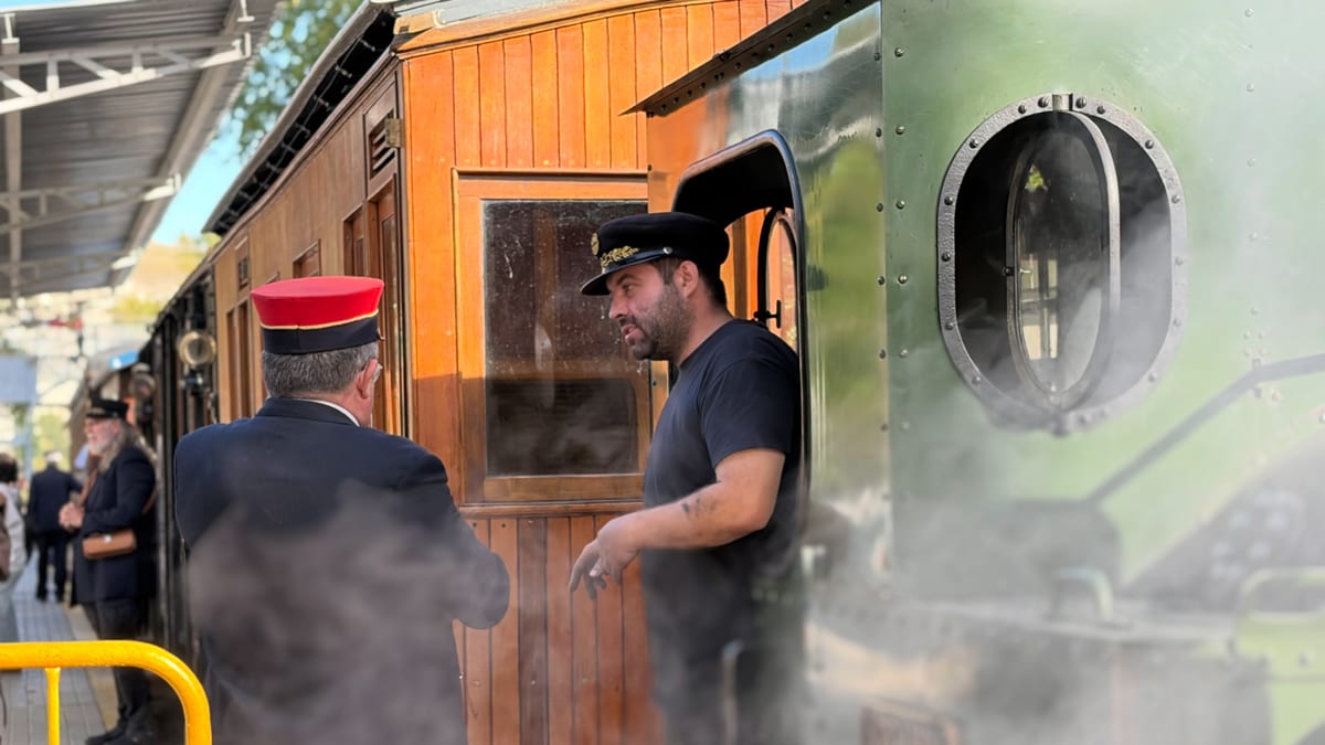 Recreación histórica de la Guerra Civil en el Tren de Arganda