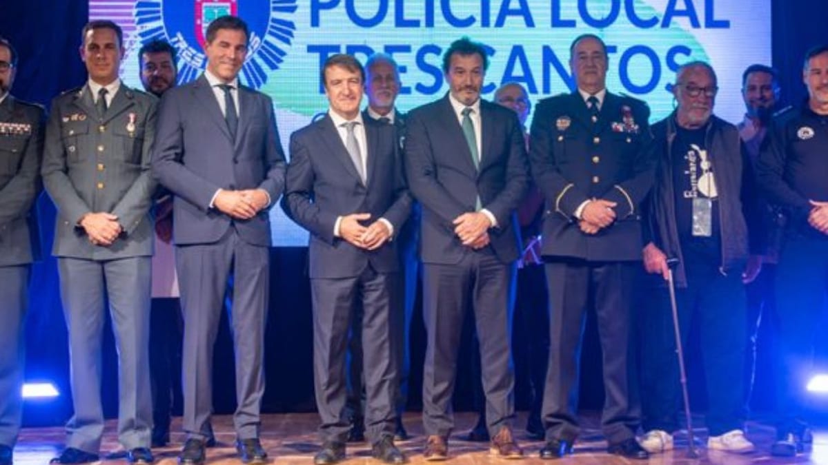 Momento de la Gala de la Policía Local de Tres Cantos 2026