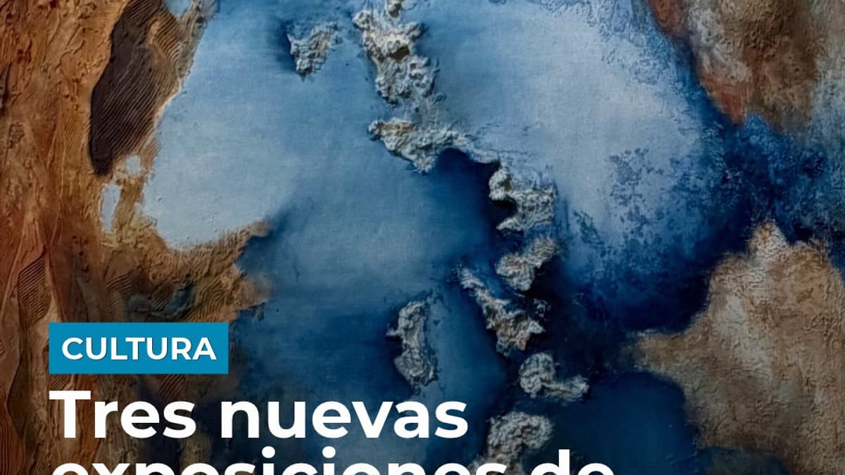 Carteles de las tres nuevas exposiciones de pintura en el Centro Cultural Adolfo Suárez de Tres Cantos