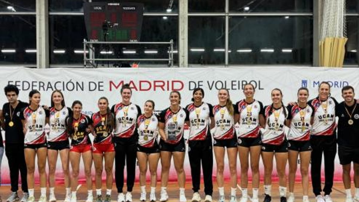 Equipo UCAM Torrejón voleibol femenino Copa Comunidad de Madrid