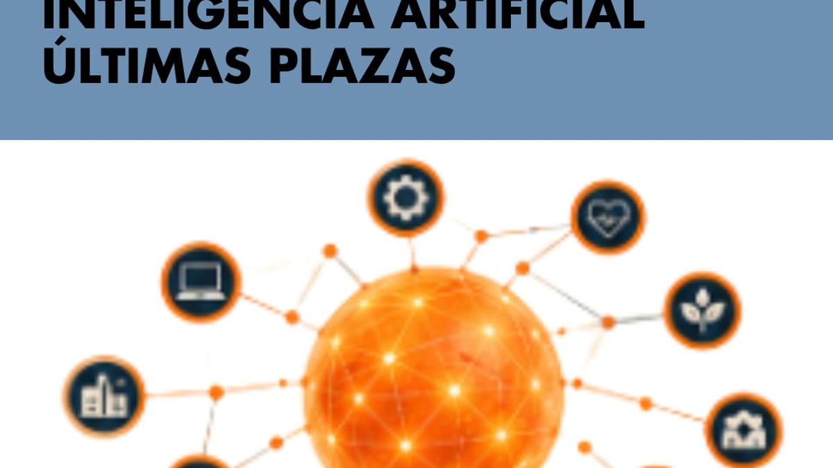 Cartel promocional del curso de aplicaciones basadas en inteligencia artificial de Santa Eulalia des Riu, con logos del SOIB y el Ajuntament