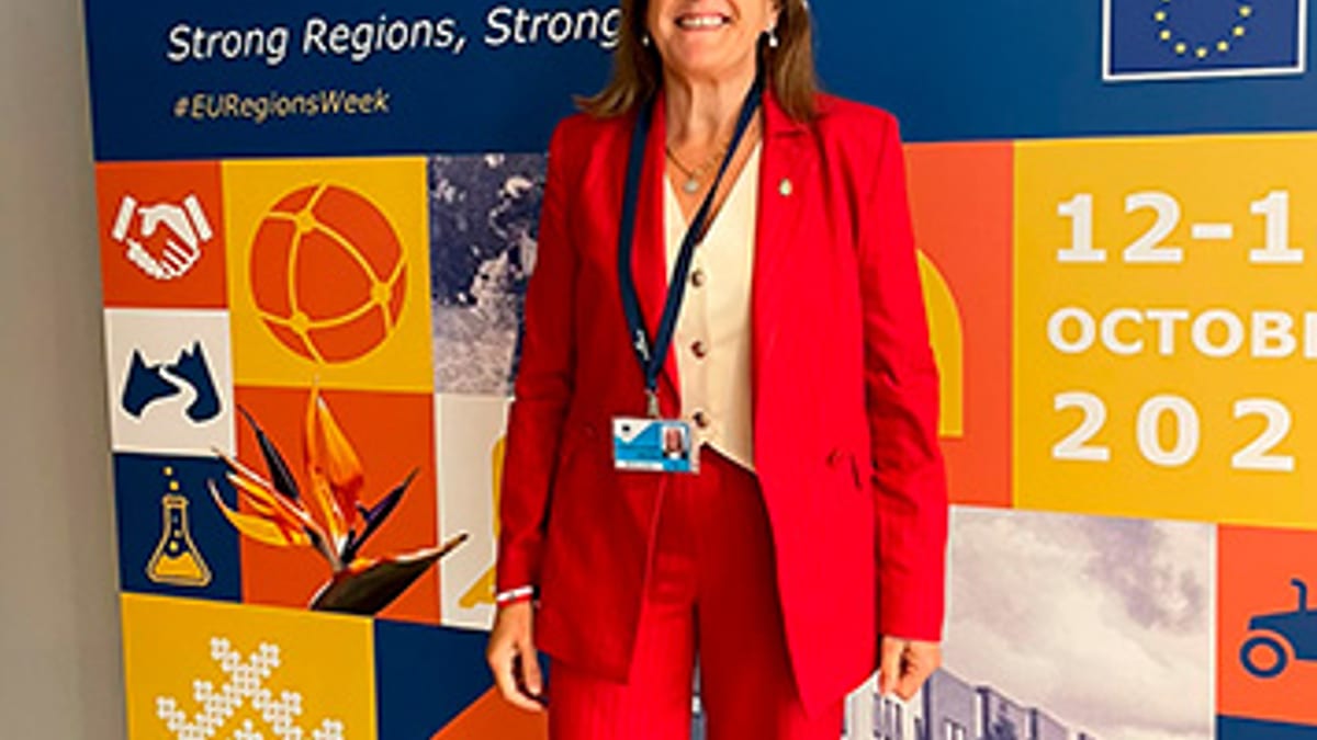 Isabel Urrutia en la inauguración de la Semana Europea de las Regiones y las Ciudades 2026 en Bruselas