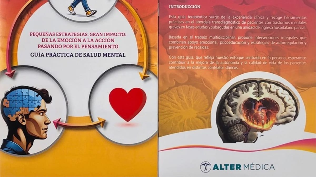 Portada de la guía práctica de salud mental 'Pequeñas estrategias, gran impacto: de la emoción a la acción pasando por el pensamiento' de Valdecilla