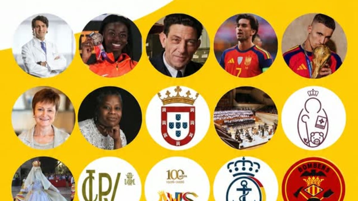Cartel oficial de los Honors i Distincions 2026 del Ayuntamiento de Valencia con logo y fecha de la ceremonia