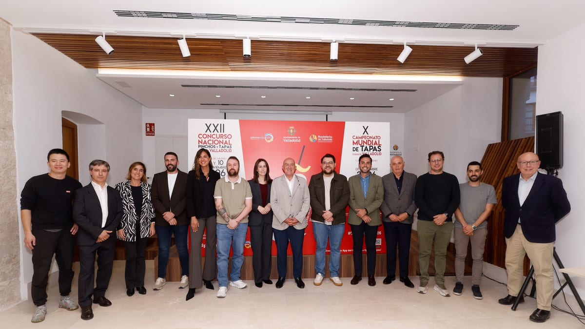 Carteles promocionales de la XXIII edición del Concurso Nacional de Pinchos y Tapas y X Campeonato Mundial de Tapas Ciudad de Valladolid