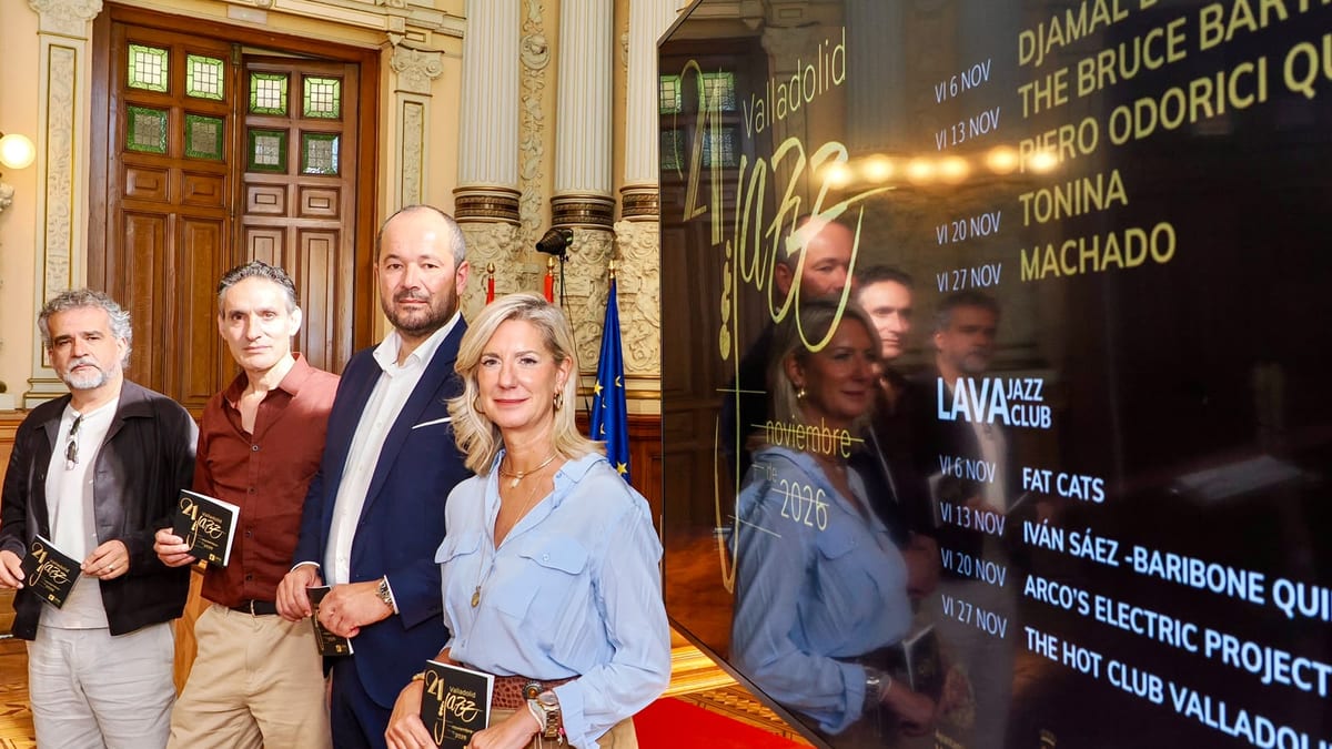 Cartel de la 21ª edición del ValladolidJazz 2026 con los artistas internacionales y programación en el LAVA de Valladolid